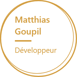 Développeur Agelios, Matthias Goupil, Développeur